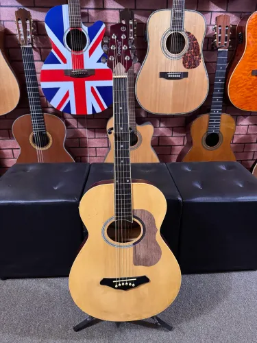 Violão Groovin Mini Jumbo aço elétrico modelo gas150nm ANALISO TROCAS
