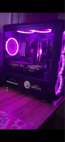 PC GAMER ASUS TUF B450m PRO GAMING RYZEN 5 5500, ASUS RX6600, 16gb 3000mhz, SSD nvme 1TB