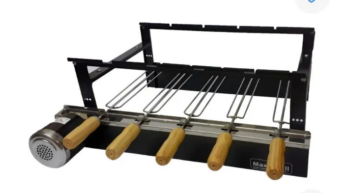 Grill Elétrico Giratório para Churrasqueira