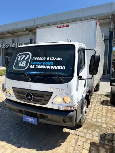 ACCELO 815 ANO 17/18 UNICO DONO, EXCELENTE ESTADO, BAU DE 6,20MT 1016, *