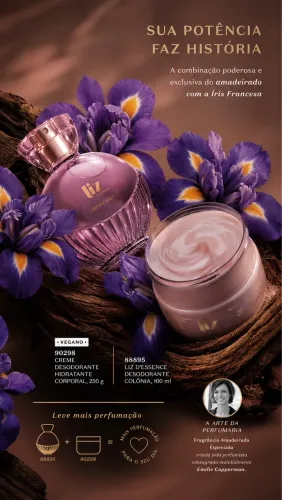 Kit Perfume Liz e loção hidratante 