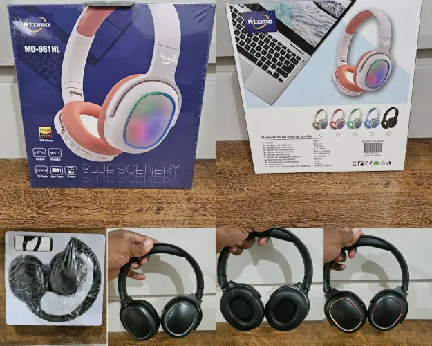 Fone de ouvido Bluetooth Átomo 