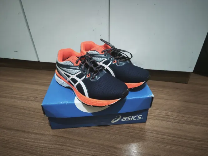 Tênis Asics Gel Revelation Laranja/Marinho