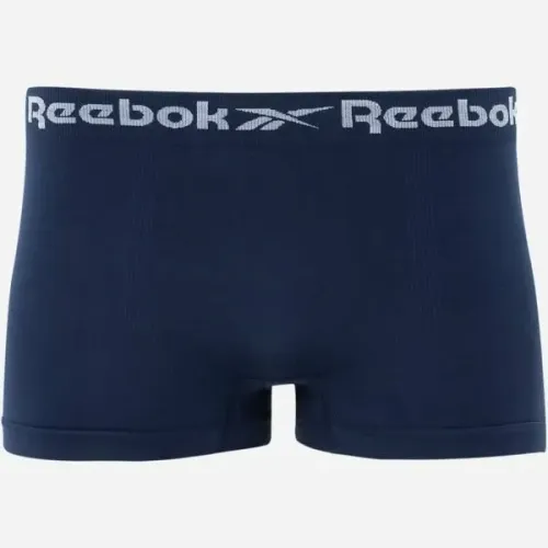 Cueca Boxer Original Reebok Classic Em Microfibras Azul - Sem Costura, Bem Confortável.