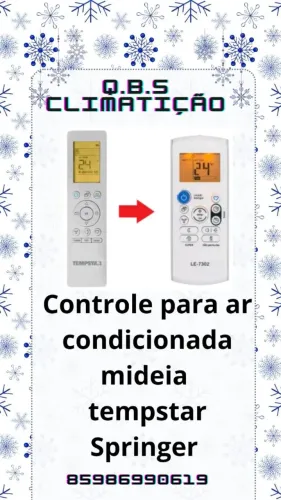 Controle para ar condicionado Midea