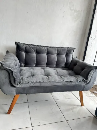 Namoradeira em tecido veludo 1.30m ( em mais cores )