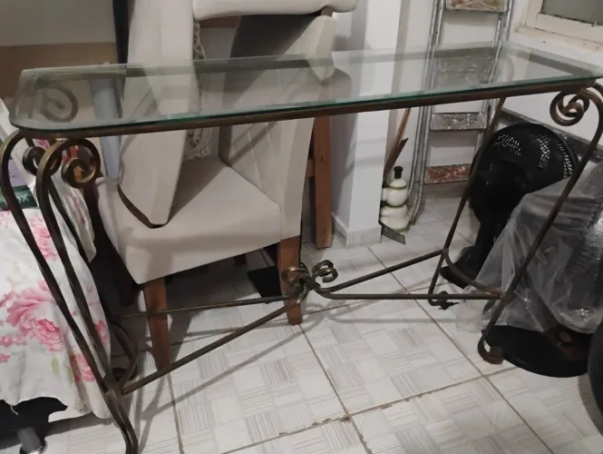 Conj aparador e espelho  retrô 