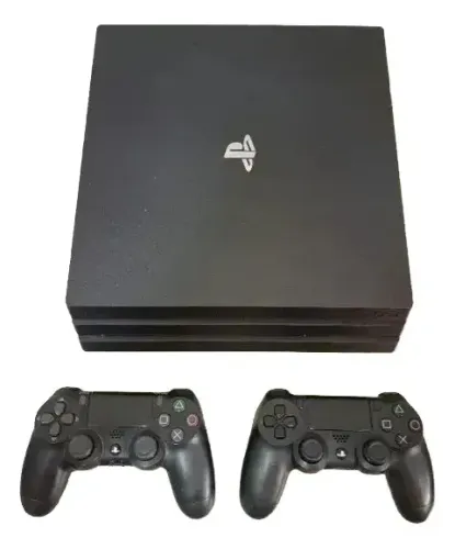 PS4 Slim 1TB + 2 controles + 8 jogos (mídia física)