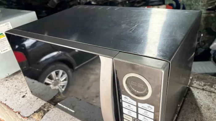 Microondas todo de inox 