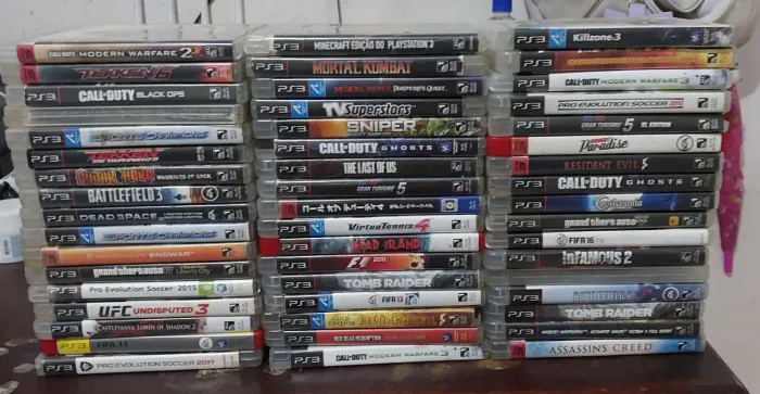 Jogos de ps3 valores na descrição