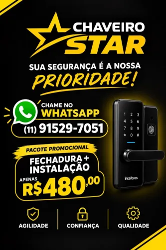 ? CANSADO DE CHAVES? TENHA UMA FECHADURA ELETRÔNICA!