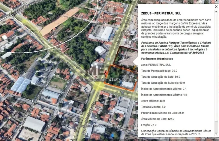 Terreno comercial de 7.180 m² na Av. Godofredo Maciel - Oportunidade