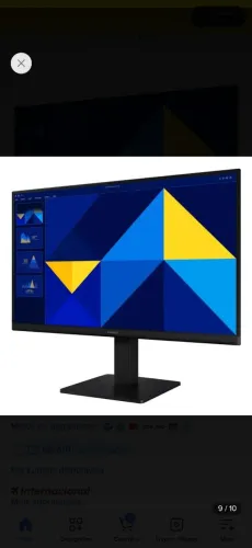 Tela Samsung 22 polegadas 100hz