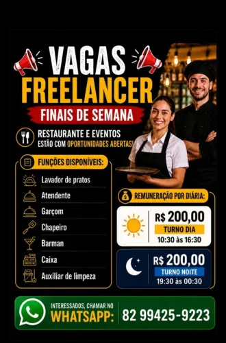 VAGA EMPREGO FALAR NO ZAP