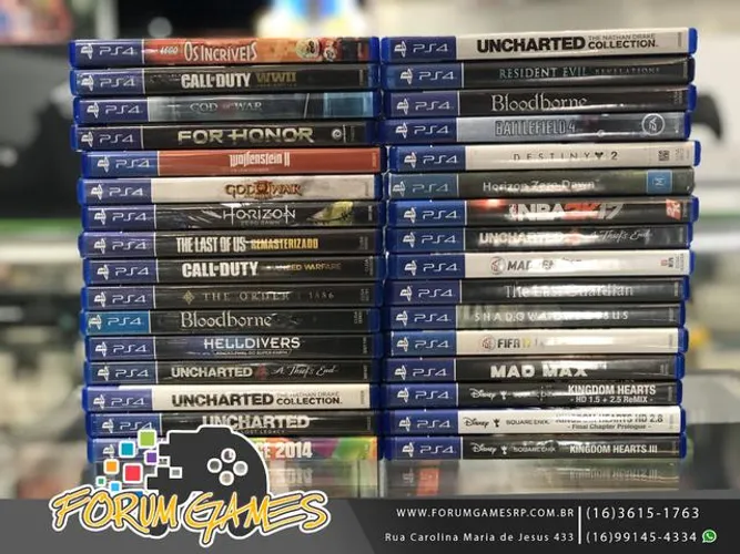 Jogos Semi Novos Para PlayStation 4 com Ótimos Preços