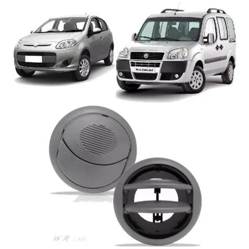 Difusor Ar Lateral central Novo Palio g 5 2012 Doblo Cinza escuro valor unitário mzytb