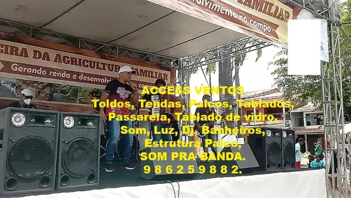 Palco Coberta Som e Luz 9 8 6 2 5 9 8 8 2 Sabino