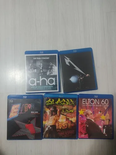 Blu Ray e DVDs Originais de Shows diversos