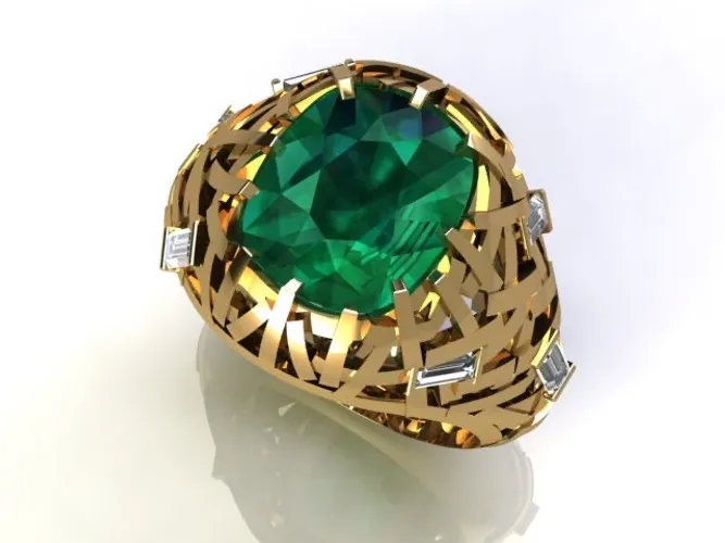 Anel em ouro 18k 750 de 20 a 25 gramas