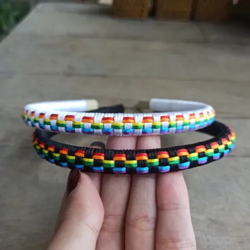 Tiara arco íris 