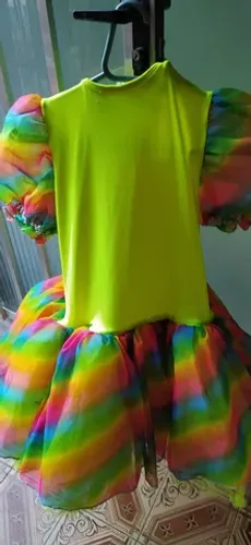  Vestido infantil d festa 