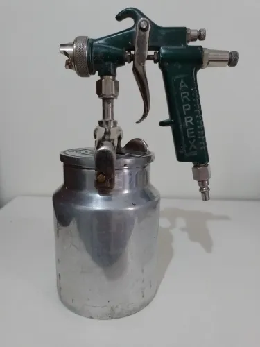 Pistola de Pintura Arprex original modelo 4a bico 1,2 toda alumínio com nota fiscal