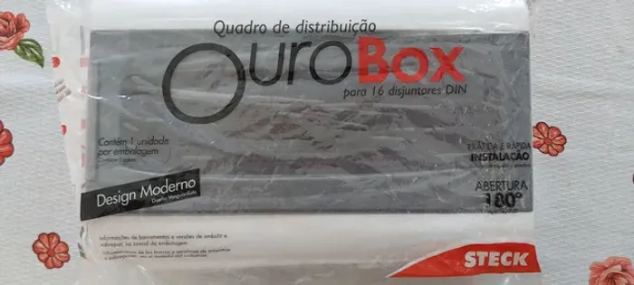 Quadro de distribuição 16 disjuntores ourobox