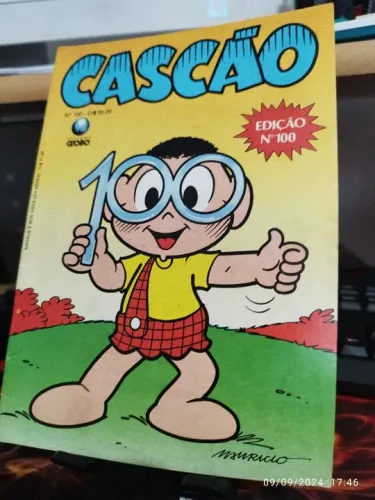 Edição  número 100 do Cascão  pela editora  Globo.