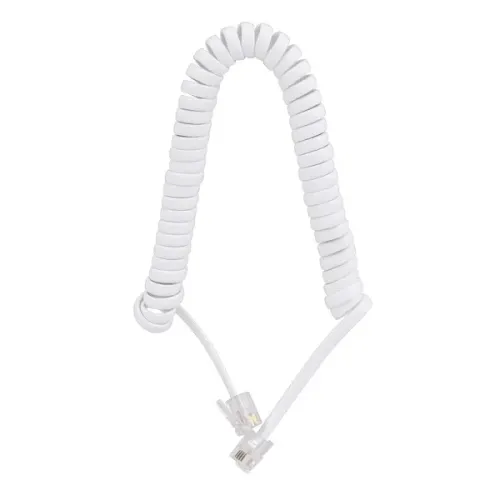 Cabo Espiral Telefone Branco Mb Tech 3m Gb51224