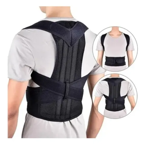 Cinta Unisex Reforçada Colete Corretor Postura Coluna Lombar
