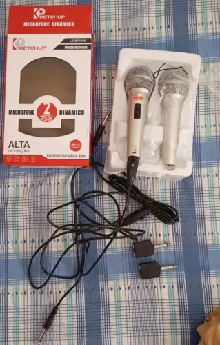 Kit de Microfones Dinâmicos Ketchup LS-MF1009