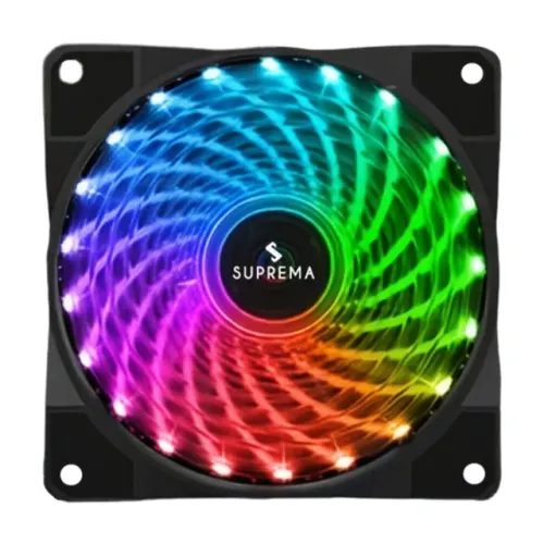 Cooler Fan 120mm Suprema F004 Led Rgb - WZetta