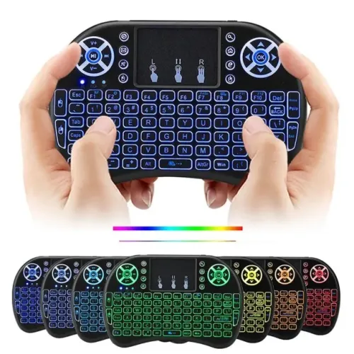 Mini Teclado Led Controle Bluetooth Para Smart Tv Bo