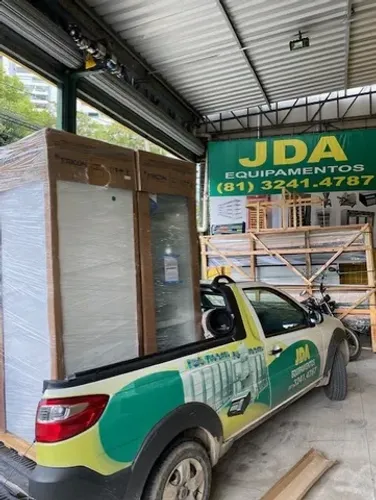 Refrigerador vertical - marca fricon - 2 anos de garantia - porta de vidro- 402 litros.