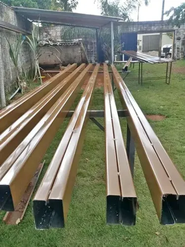 Ferragens para construção - Ferro e Aço - Metalon - U Enrijecido - Telha metálica