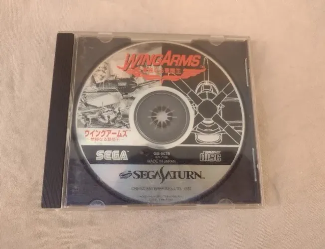 Wing Arms - Original Para Sega Saturn - Sem Encarte Manual