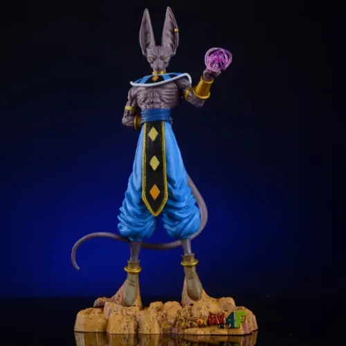 Bills Beerus 30cm - Dragon Ball Super Action Figure Anime Decoração PC Gamer