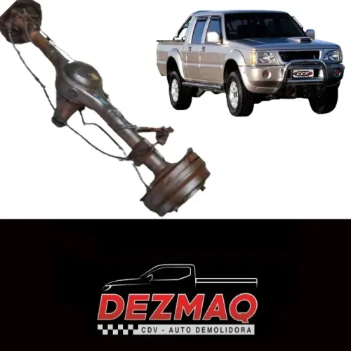Eixo Diferencial Traseiro Mitsubishi L200 Gl Gls Quadrada 1995/2006