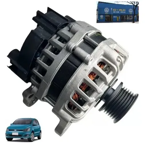 Alternado 90 amperes original Valeo Fox G3 1.6 8V 2014 a 2021