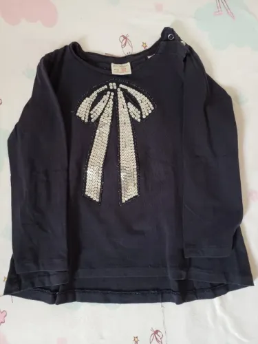 Camiseta manga longa menina Zara - TAM 3/4