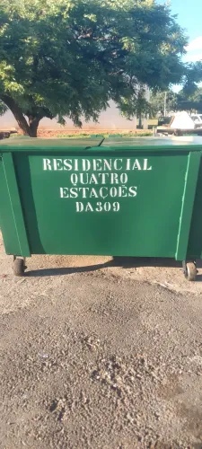 Contêiner Padrão Slu Capacidade 1.200 Litros Normas Técnicas ABNT. Locação ou Venda.