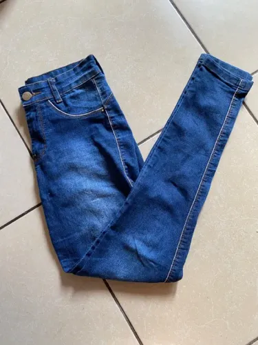 Calça Jeans Skinny Azul feminina