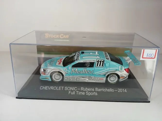 Miniatura Chevrolet Sonic Rubens Barrichello 2014 Stock Car