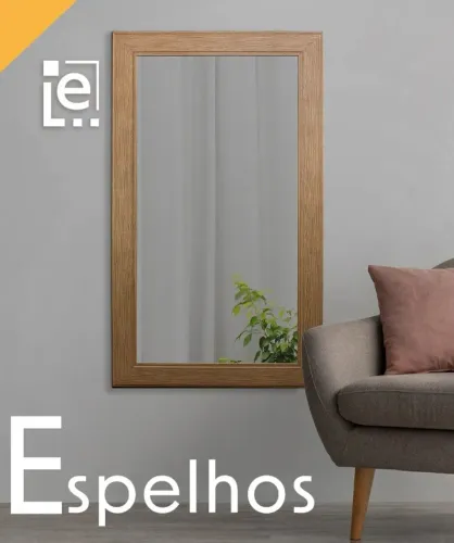 Espelho com moldura 1.23 x 0.71