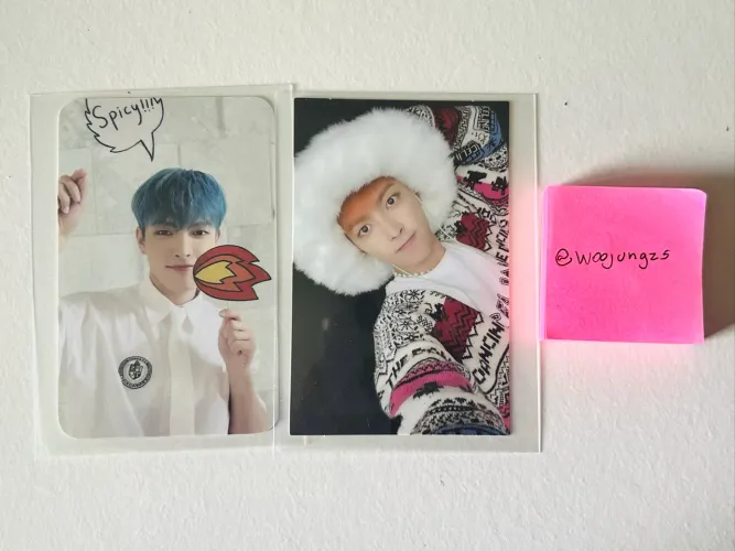 SET 2 Photocards ATEEZ Hongjoong