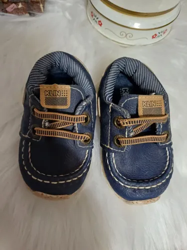 Sapatinhos de Bebê Klin Azul Marinho