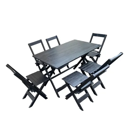 Mesa 120x70 com 6 cadeiras