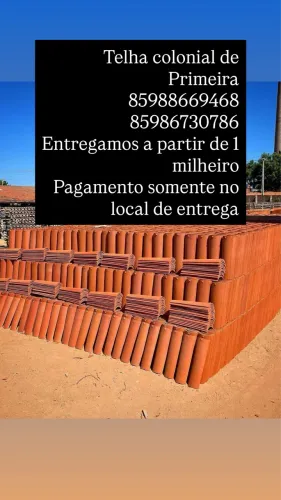 Telha colonial de Primeira 