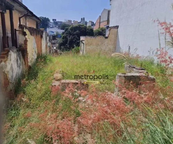 Terreno à venda, 210 m² por R$ 495.000,00 - Vila Curuçá - Santo André/SP