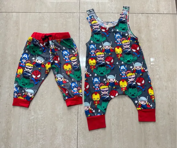 Macacão e calça Infantil Avengers